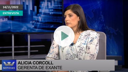 Alicia Corcoll en VTV Noticias