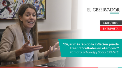 Entrevista a Tamara Schandy en El Observador