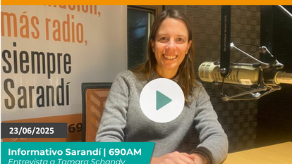 Entrevista a Tamara Schandy en Informativo Sarandí Entrevista a Tamara Schandy en Informativo Sarandí