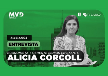 Entrevista a Alicia Corcoll en MVD Noticias