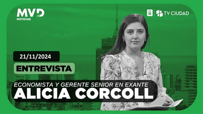Entrevista a Alicia Corcoll en MVD Noticias